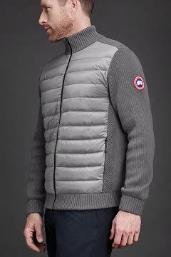 Chamarras Canada Goose Hombre Mexico - HyBridge Prendas De Punto Grises DW4710328
